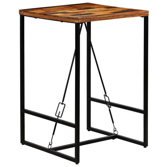 vidaXL Bar Table Pub Table Bistro Table for Dining Room Solid Reclaimed Wood