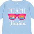 thumbnail image 4 of Inktastic Miami Florida Vacation Beach Trip Girls Long Sleeve Toddler T-Shirt, 4 of 5