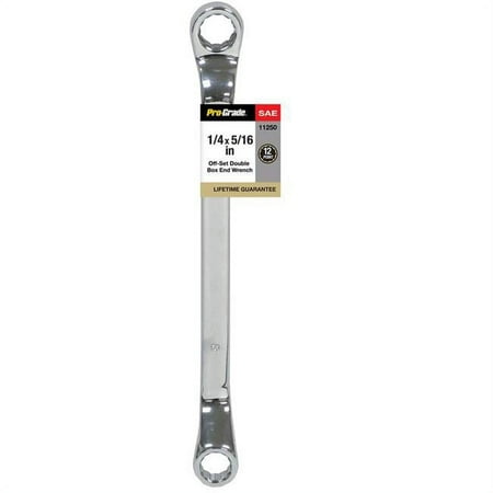UPC: 0035794115067 | Pro-Grade 11250 0.25 x 0.31 in. Offset Double Box End Wrench
