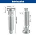 thumbnail image 3 of Unique Bargains 5 Pcs 1/2'-20 Front or Rear Wheel Lug Stud Fit for Ford Edge 2007-2014 No.7T4Z1107B, 3 of 7