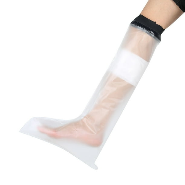 Mgaxyff Shower Cast Cover, Long Leg Cast,Waterproof Cast Bandage Protector Wound Fracture Long