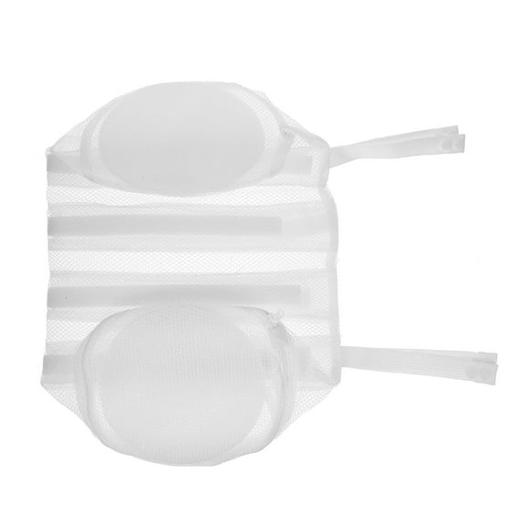 HEALEEP 1Pcs Portable White Shoe Mesh Bag for Shoes and Sneakers Laundry and Travel