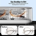thumbnail image 2 of 1PC Ultrasonic Cleaner 45000Hz USB Charging Ultrasonic Glasses Cleaner Machine 300ml Ultrasonic Cleaner Ultrasonic Cleaning Device for Jewelry Glasses Watches Dentures, 2 of 5