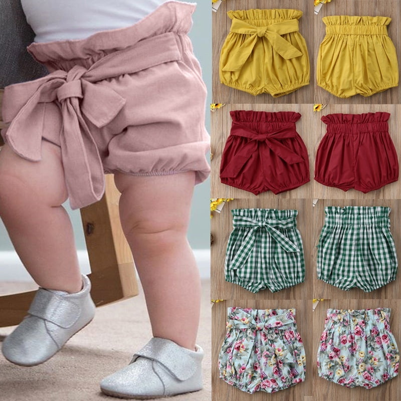 Newborn Baby Kids Girl Summer Short Pants Bottoms Bloomers Panties 06T