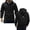 Black, variant on Backpack Hoodie For Men Winter Full Zip Jackets Long Sleeve Lightweight Travel Sweatshirts With Backpack Pockets