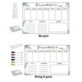 thumbnail image 4 of Langgg Schedule Board, Acrylic Board, Weekly Home Hanging Includes Wipe-Cleanable, Durable And Sturdy, To Suitable Home, And Transparent Without a pen, 4 of 6