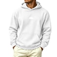 thumbnail image 2 of Hvogkswy Hooded Sweatshirt for Men Fall Oversized Sweatshirts with Kangaroo Pocket Fashion Print Long Sleeve Pullover Essentials Hoodie, 2 of 6