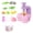 B, variant on Flower Craft Kits, Easter Basket Stuffers Gifts, Arts and Crafts DIY Flower Making Kit with Reusable Accessories, Creative Bouquet Building Set for Birthday Holiday Gift