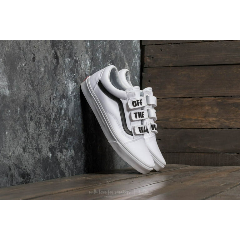 Vans old skool v top off the wall white