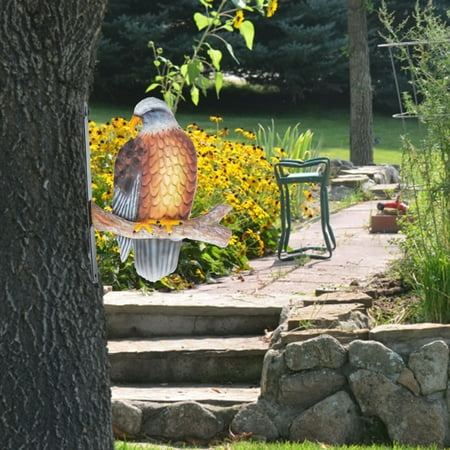 

Wind & Weather- Lifelike Metal Bald Eagle- On Branch Wall Tree Or Post Art