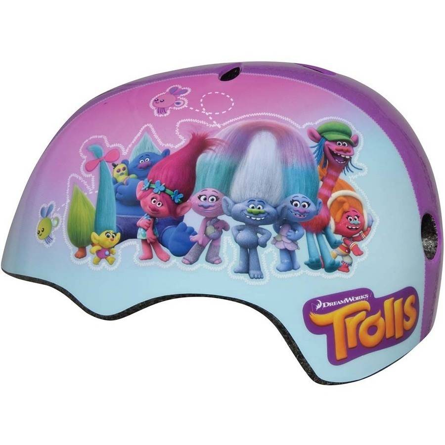 trolls bike helmet