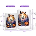 thumbnail image 4 of Happy Halloween Vampire Great Dane BOO with Pumpkins Fun and Spooky Mug Danes Dog Lover Gifts Coffee Tea Cup - 00018, 4 of 4