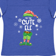 thumbnail image 4 of Inktastic Funny Christmas I'm the Cute Elf with Shoes and Hat Boys or Girls Toddler T-Shirt, 4 of 5