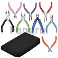 thumbnail image 2 of For 8 pieces jewelry making pliers tool kit needle nose pliers round nose pliers nylon jaw pliers fo, 2 of 5