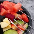 thumbnail image 5 of Topbathy 8PCS Stainless Steel Cheese Forks with Plastic Handles Fondue Forks for Outdoor Barbecue Kitchen Tool (Assorted Handle Colors), 5 of 6