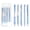 Blue, variant on 5 Pack 0.5mm Gel Pens Retractable Fast Dry Pen Write Smoothly Fine Point Pen for Work and Study Use Multicolor