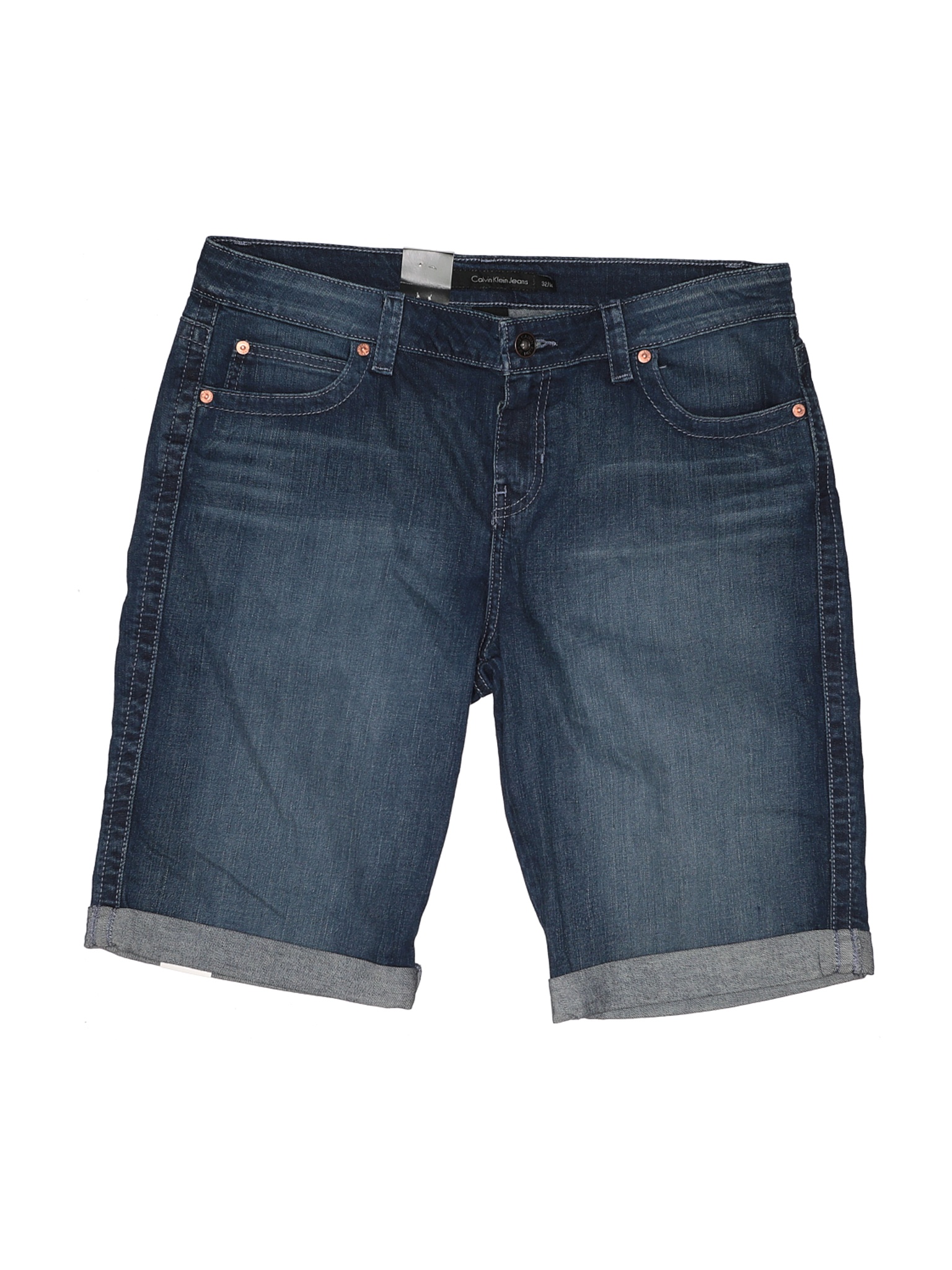calvin klein denim shorts womens