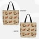 thumbnail image 2 of Balery Squirrel nut backgrounds Bolsa de Mano para Mujeres con Cremallera, Bolsa de Gimnasio con Compartimentos, Bolsa para Laptop, Bolsa para Trabajo, 2 of 7