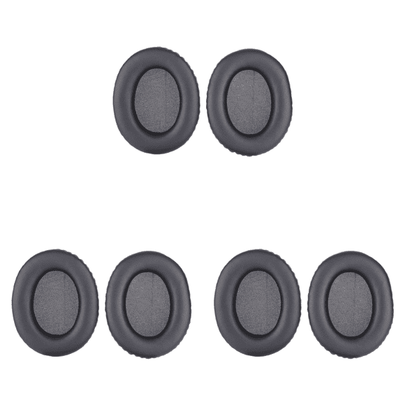 Peggybuy Headphones Ear Pads for Kingston HSCD KHX-HSCP HyperX Cloud II 2 (Black PU)