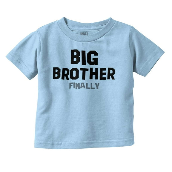 Big Brother Cute Baby Announcement Youth T Shirt Tee Boys Infant Toddler Brisco Brands 12M