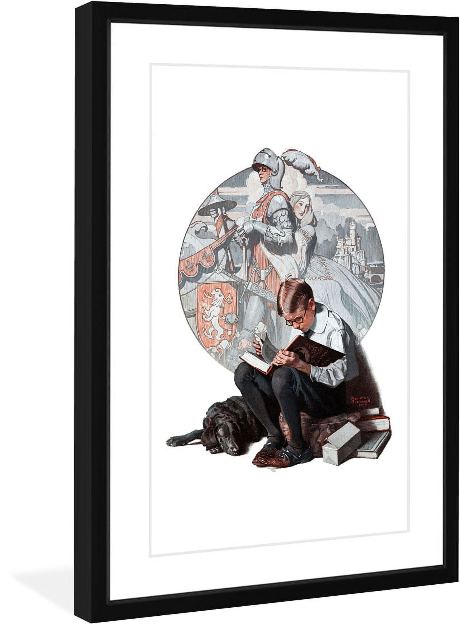 Marmont Hill Inc Norman Rockwell 'Age of Romance' Marmont Hill Framed Art Print - Multi-color