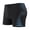 Blue, variant on Mens Swim Trunks Line Print Elastic Waist High Stretch Tight Fit Flat Front Quick Dry Breathable Lightweight