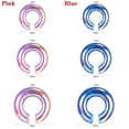 thumbnail image 2 of QQTDFG 1 Pc Glass Ear Weight Hanger Ear Gauge Tunnel Stretcher Large Earring Jewelry-Blue-0000g (12mm), 2 of 2