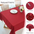 thumbnail image 4 of Mantel maxmill rectangular 132 x 178 cm, impermeable, rojo, 4 of 9