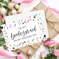 thumbnail image 4 of Koyal Wholesale Wedding Day Gift Cards Set with Envelopes Set of 8 Terrazzo To My Bridesmaid On My Wedding Day Cards, 4 of 5