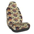 thumbnail image 1 of Wukai Fashion Hippie Girl Full Set Car Seat Covers with Soft Padding Universal Auto Front Seats Protector and Cushion Mat, 1 of 5