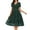 Green, variant on Vedolay Plus Size Dresses Women's V Neck Floral Lace Wedding Dress Short Sleeve Bridesmaid Evening Party Maxi Dress,A XXL