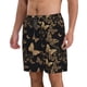 thumbnail image 2 of Balery Modern Golden Butterfly Traje de Baño Estilo Hawaiano para Hombre, Shorts de Secado Rápido con Bolsillos-XX-Large, 2 of 6
