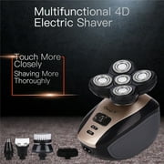 Premium 4d Electric Shaver Men Rechargeable Beard Trimmer Portable Razor Grooming Kit