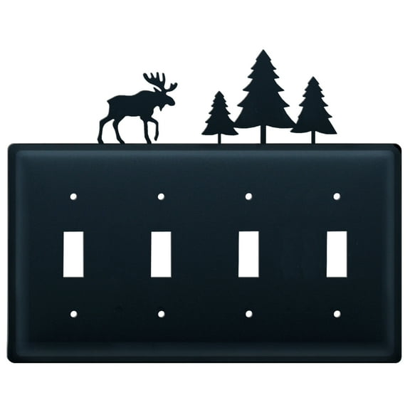 Moose & Pine - Quadruple Switch Cover