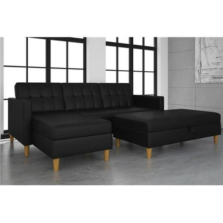 Dhp Hartford Storage Sectional Futon And Hartford Storage