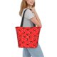 thumbnail image 2 of Easygdp Red Ladybugs On White Dotted Bolso de Hombro para Mujer, Bolso Bandolera y Cartera de Mano Elegante para Uso Diario, 2 of 6