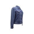thumbnail image 3 of Chamarra George para Mujer, Mezclilla Trucker, Azul Oscuro Talla Ch, 3 of 4