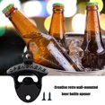 thumbnail image 1 of Mini Abridor De Aleación De Zinc Montado En La Pared Sacacorchos Abridor De Botellas De Cerveza (Negro C), 1 of 3