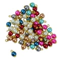 thumbnail image 2 of 50 piezas de perlas de cristal coloridas margarita plana pendientes Oro Sunnimix Pendientes de perlas colgante, 2 of 5