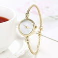thumbnail image 3 of Waroomhouse Fashion Women No Scale Round Dial Alloy Wire Band Bangle Quartz Wrist Watch, 3 of 8