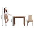 thumbnail image 4 of Juego de Comedor Madesa Vic Mesa con Tablero de Madera y 2 Sillas Marrón/Imperial, 4 of 10