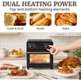 thumbnail image 2 of Elite Gourmet EAF0851B 8.5Qt. Capacity Air Fryer Oven with Time and Temperature Controls, 800-Watts, Includes Recipes, Black, 2 of 8