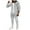 Gray, variant on safuny Men's Waffle Tracksuit Sets, Zip Up Hoodies Sports Jackets with Sweatpants Workout Sweatsuits with Pockets Spring Outfits Cotton Black L