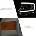 thumbnail image 4 of DNA Motoring For 07-14 Ford Expedition LED DRL Smoked Amber Projector Headlight Lamps Pair, 4 of 12