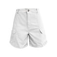 thumbnail image 4 of ABATAB Cargo Shorts for Women Lightweight Casual Chino Shorts High Waist Summer Multi Pockets Shorts Loose Fit Clothes, 4 of 7
