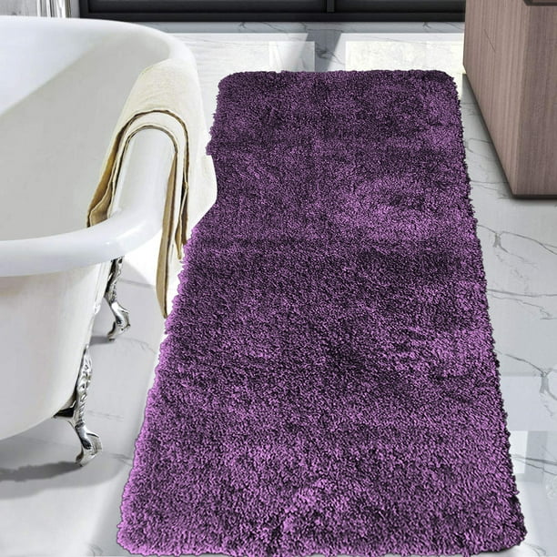 Howarmer Large Purple Bathroom Rugs 16, Purple And Teal Bathroom Rugs