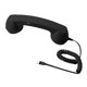 thumbnail image 3 of Auricular de teléfono retro, receptor de teléfono para teléfono móvil, todos los smartphones, reuniones negro, 3 of 9