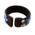 thumbnail image 3 of Mosaic Sodalite Expandable Organic Cuff-Bracelet, 3 of 5
