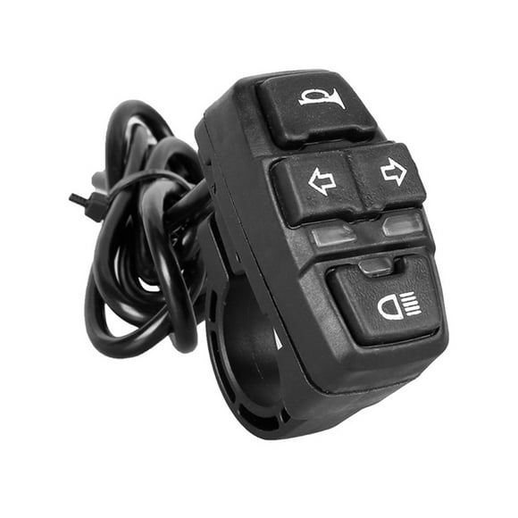 Maytalsory Electric Bicycles Scooter Light Switch IP64 Waterproof Motorcycle Button Turn Signal Lights Control Module E-bike Accessory 48V