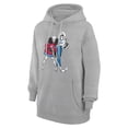 thumbnail image 2 of Women's G-III 4Her by Carl Banks  Heather Gray New York Rangers Hockey Girls Fleece Pullover Hoodie, 2 of 3
